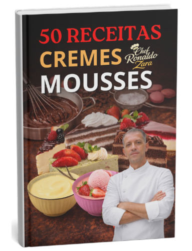 E-book 50 receitas de cremes e mousses confeitaria profissional